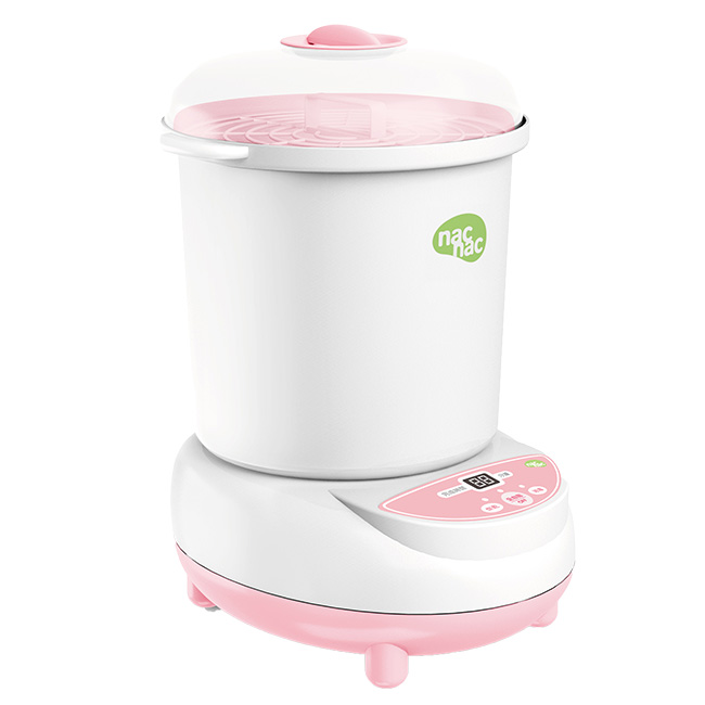 nac nac 微電腦消毒烘乾鍋UB0022優惠組(嫩粉) 蒸氣消毒鍋| Yahoo購物中心