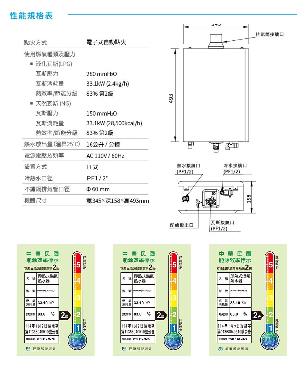 SAKURA櫻花牌 DH-1605 - 詳情4