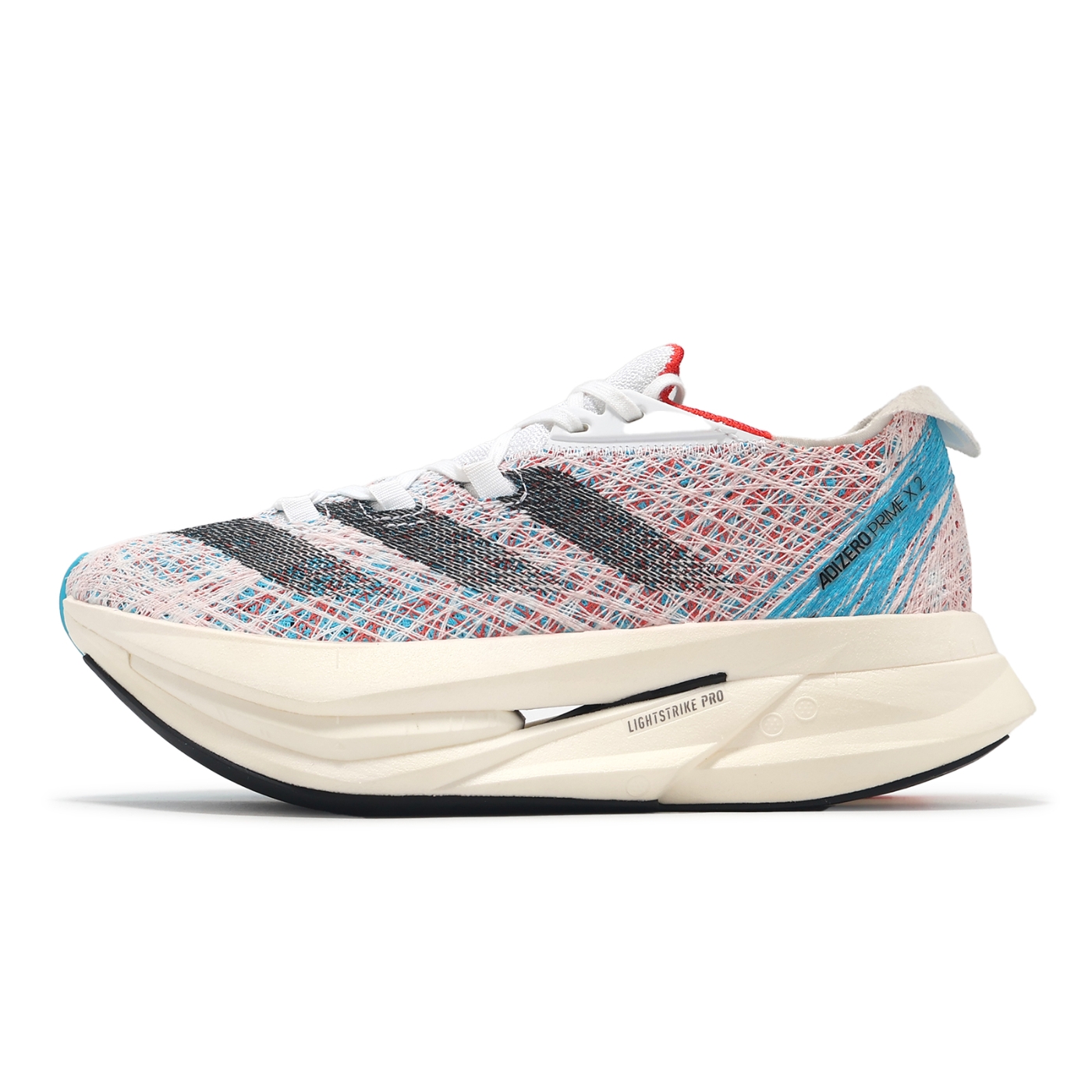 【美品】Adidas Prime X2 25.5 cm Adidas Adizero Prime X 2.0 Strung Running Shoes Cloud White