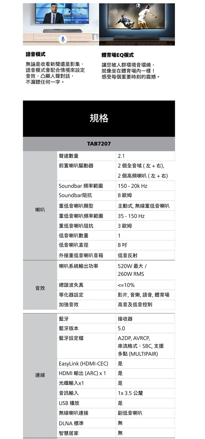 PHILIPS飛利浦 TAB7207 - 詳情4