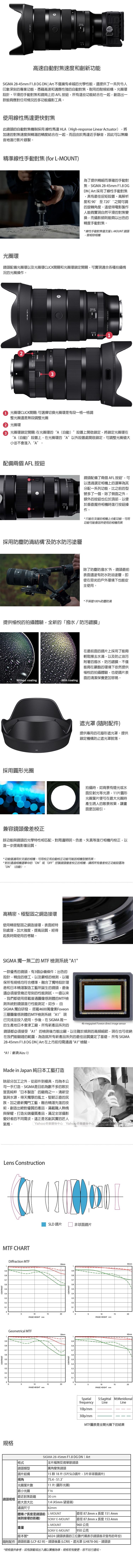 SIGMA適馬 28-45mm F/1.8 DG DN - 詳情3
