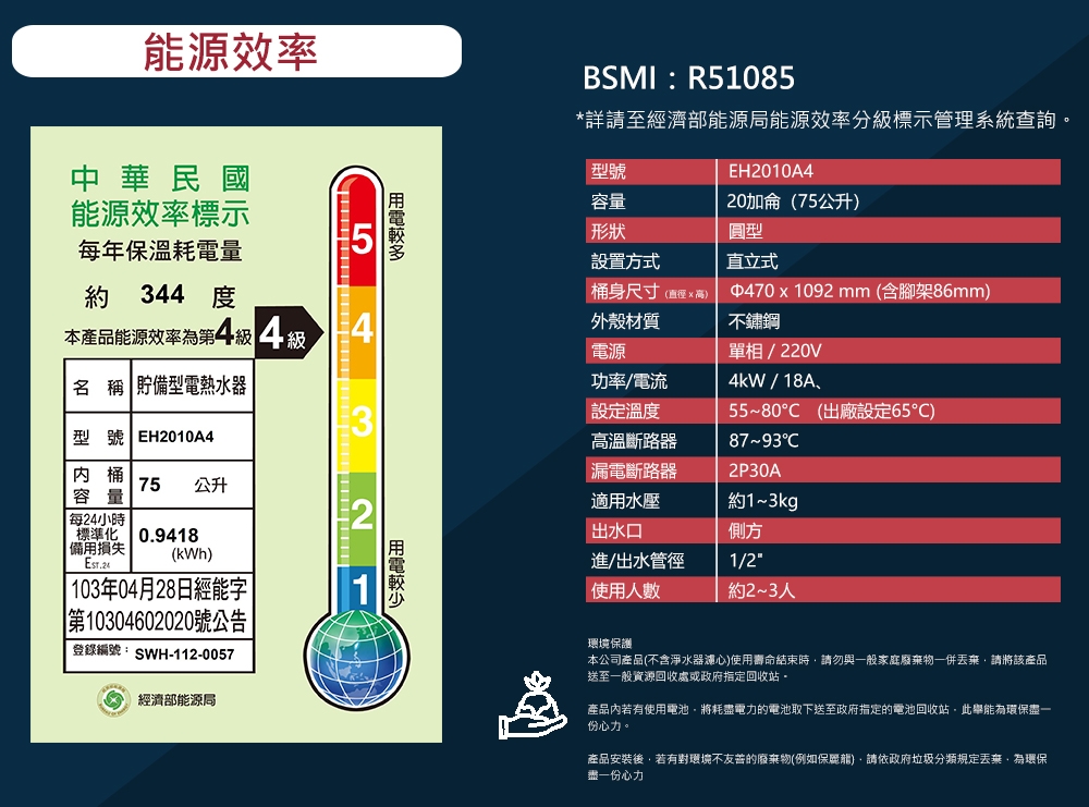 SAKURA櫻花牌 EH-2010 - 詳情6