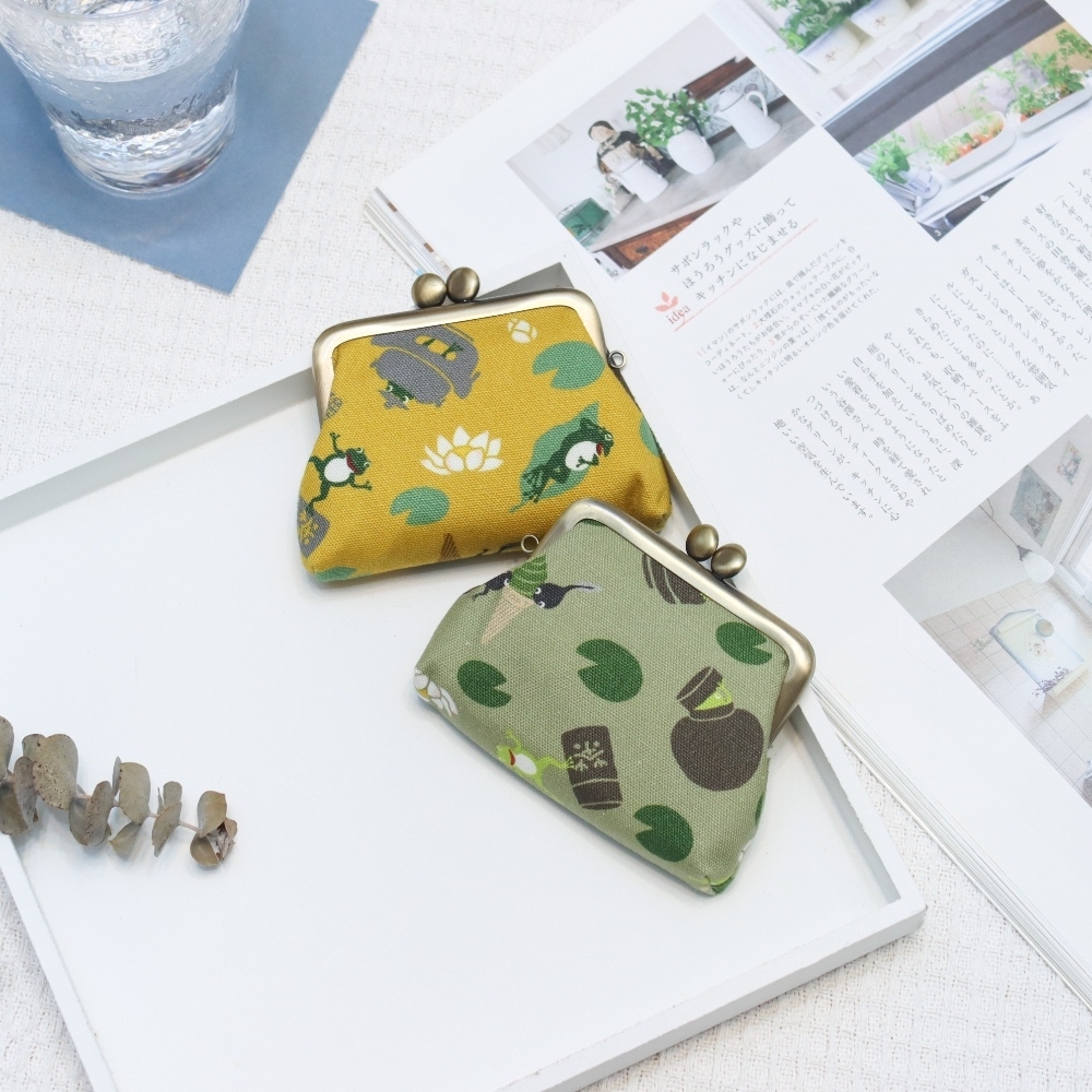 和夢兔】京都宇治小型口金包-青蛙(黃) | 日用雜貨| Yahoo購物中心