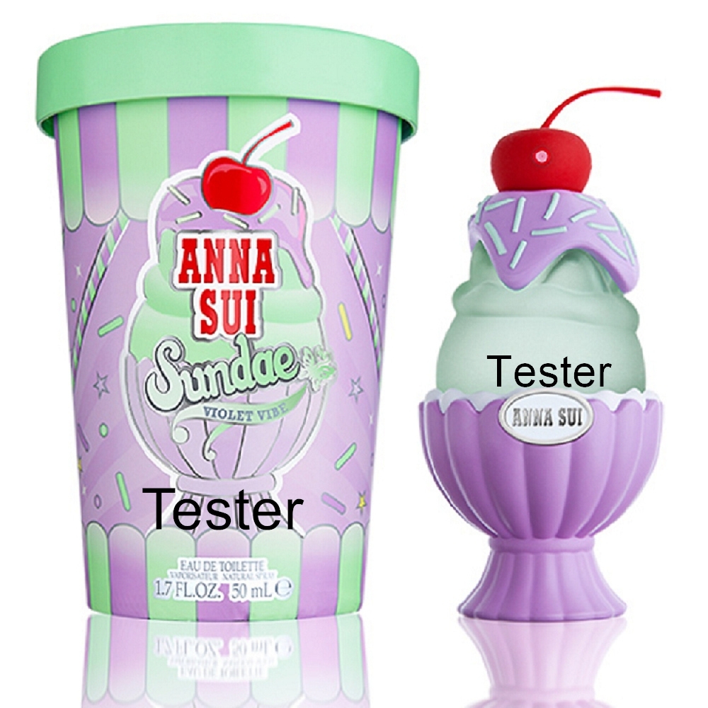 Anna Sui Sundae Violet Vibe 果漾聖代淡香水- 戀愛紫檸50ml Tester