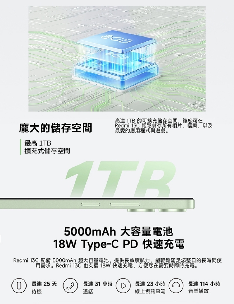 Redmi紅米 13 C - 詳情10