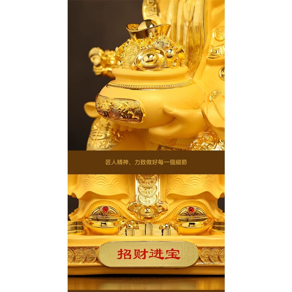 招財進寶財神爺擺件家用文財神供奉神像旺財開運吉祥物客廳玄關招財鎮宅
