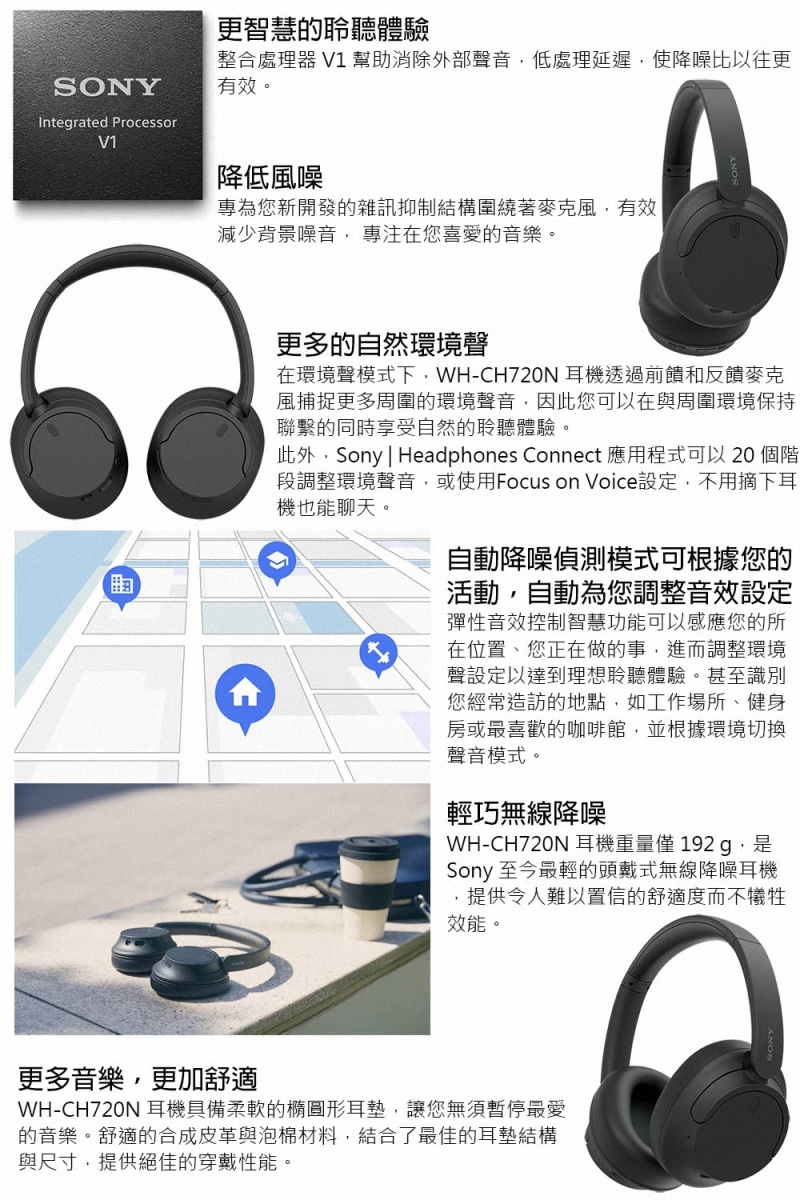 SONY索尼 WH-CH720N - 詳情8