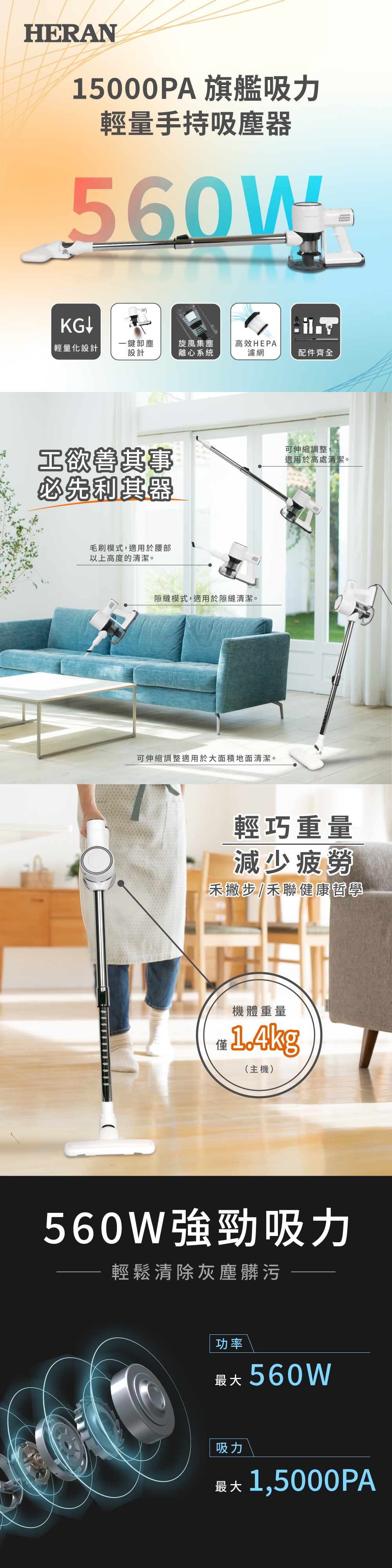 HERAN禾聯 HVC-56AB010 - 詳情5