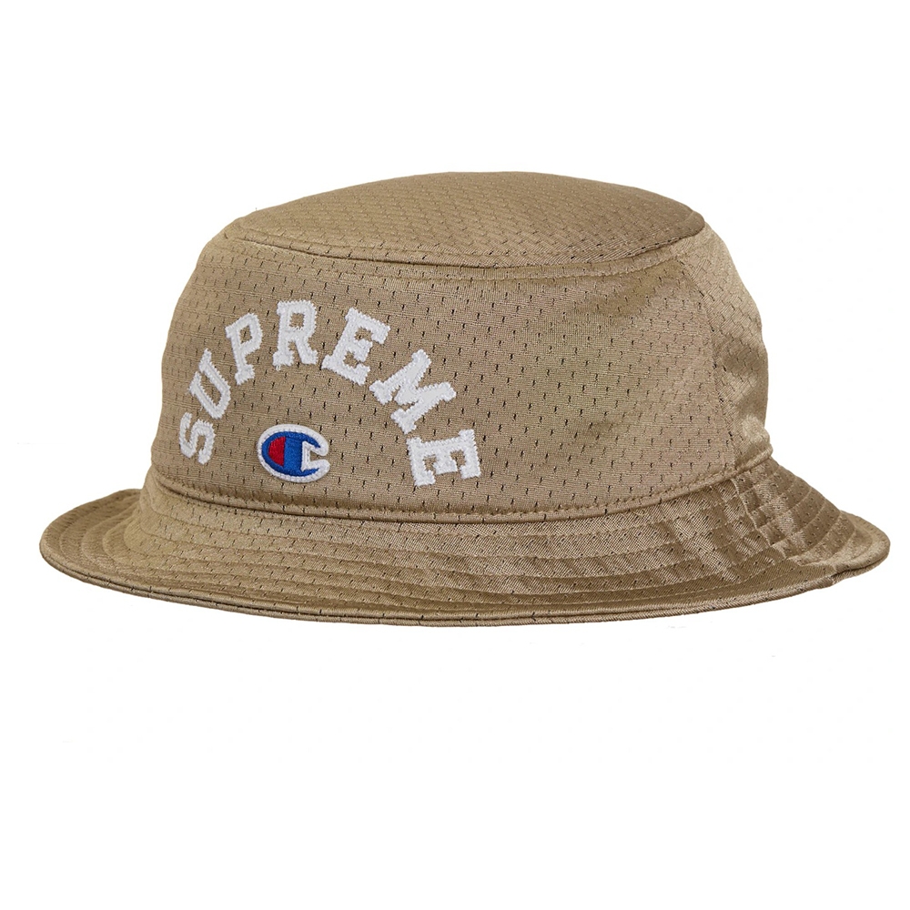 Supreme 24SS x Champion Mesh Crusher 漁夫帽卡其/紅/綠/黑| 漁夫帽