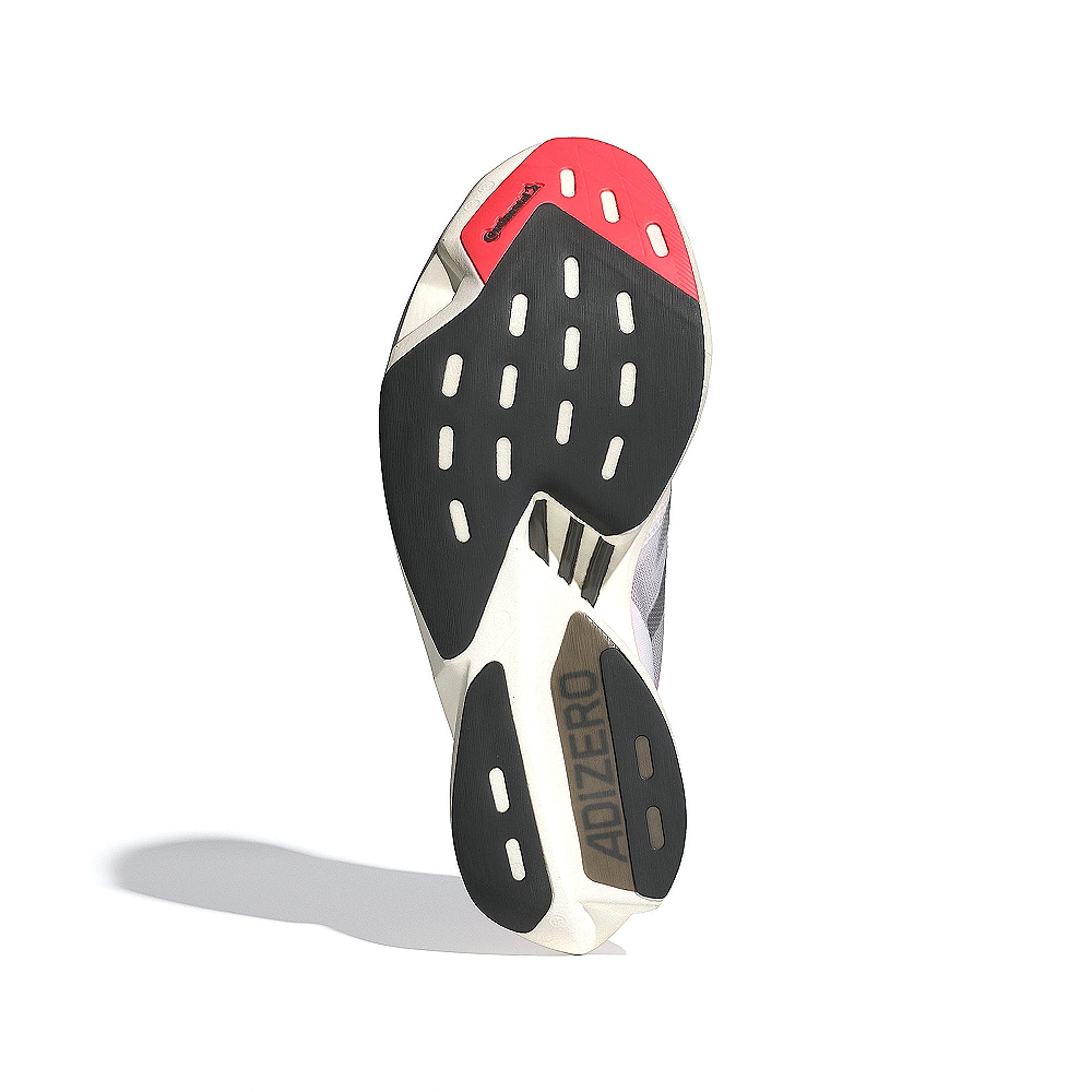 adidas アディオスプロ3 27.5cm Adidas Adizero Adios Pro 3 男鞋白黑紅色運動休閒緩震回彈休閒鞋