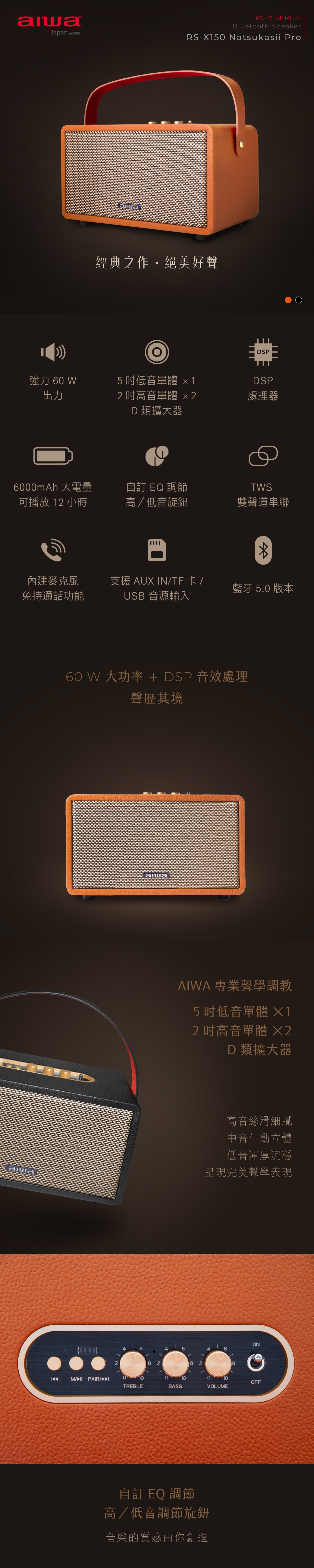 AIWA愛華 RS-X150 - 詳情3