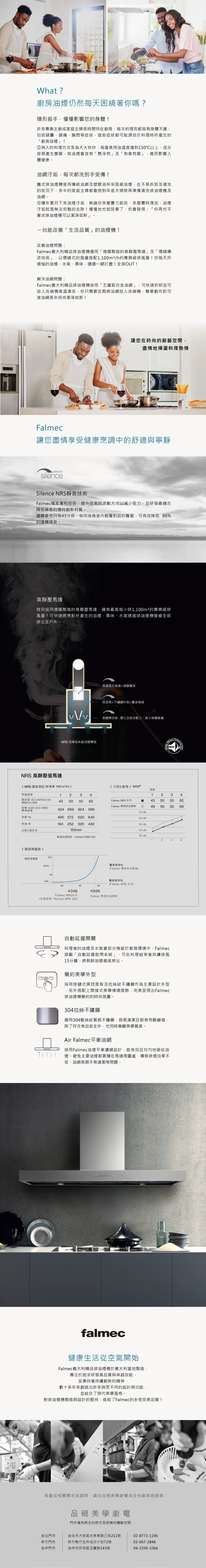 Falmec P049-W - 詳情2