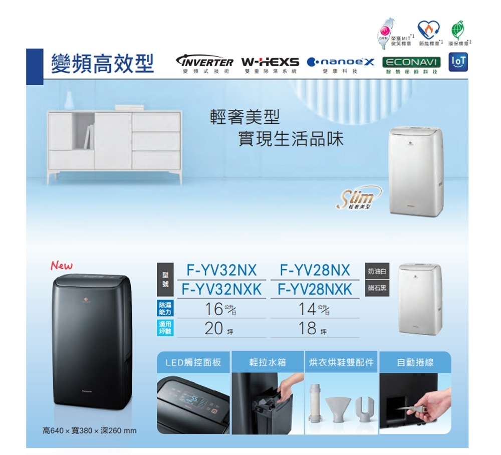 Panasonic國際牌 F-YV32 - 詳情11