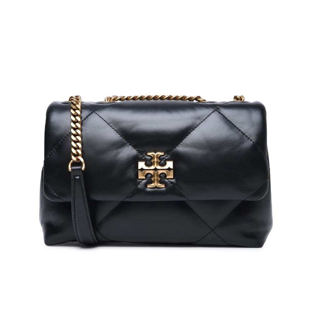TORY BURCH Kira Small Diamond Quilt 小款菱格形絎縫鍊條肩背包黑色