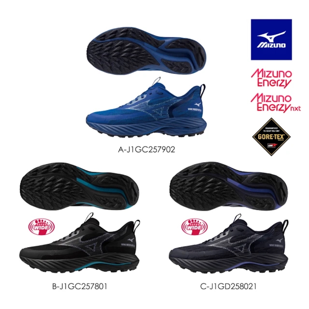 美 MIZUNO 美津濃】WAVE RIDER GTX 3 男女款慢跑鞋J1GC257XXX J1GD258021