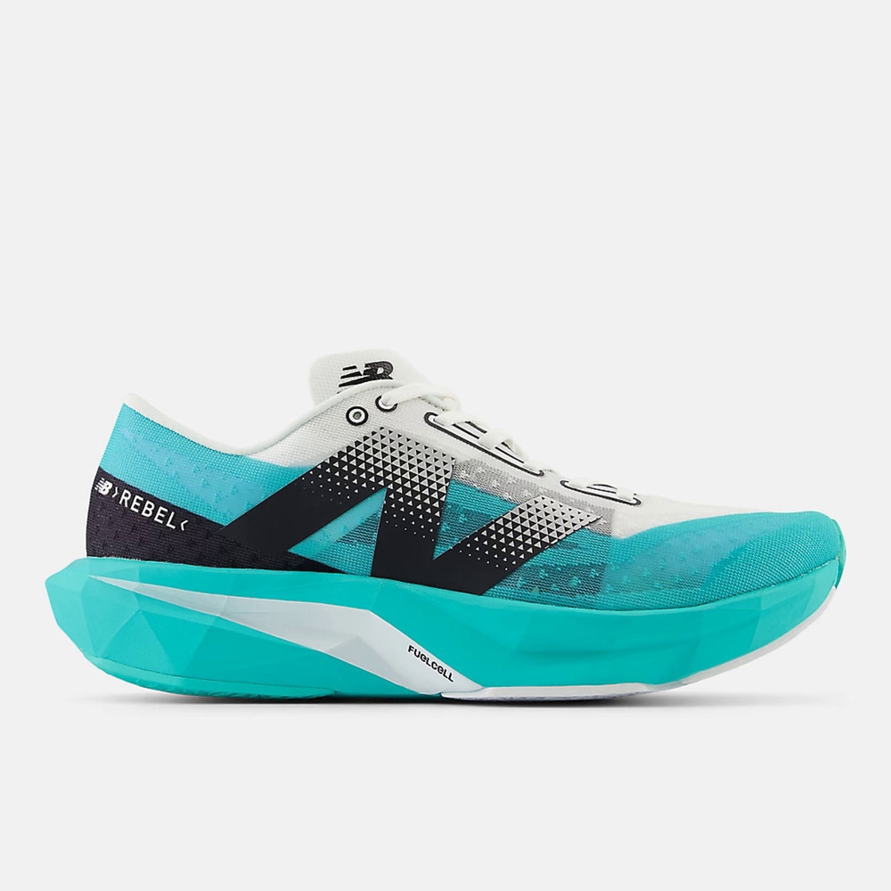 New Balance Fuelcell Rebel V4 [MFCXCT4] 男競速跑鞋2E寬楦輕量藍綠