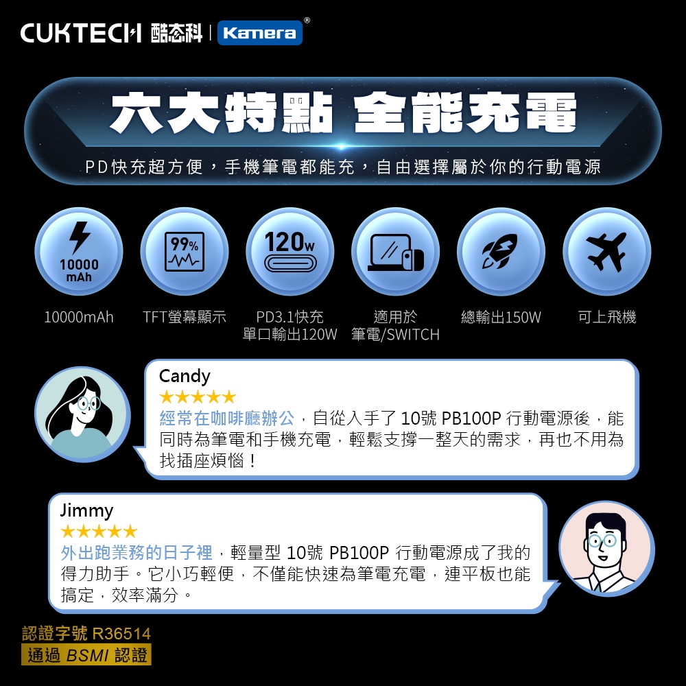 CUKTECH酷態科 PB100P - 詳情19