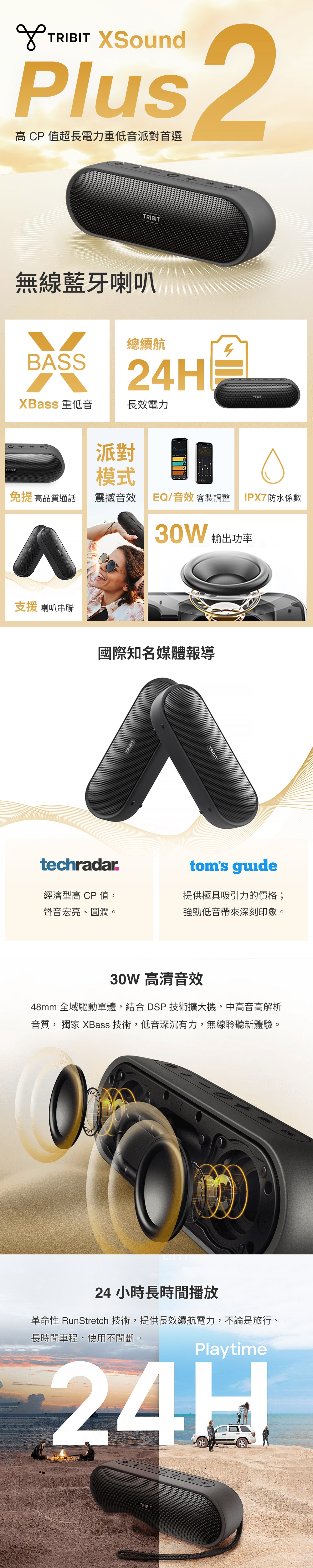 Tribit XSound Plus 2 - 詳情3