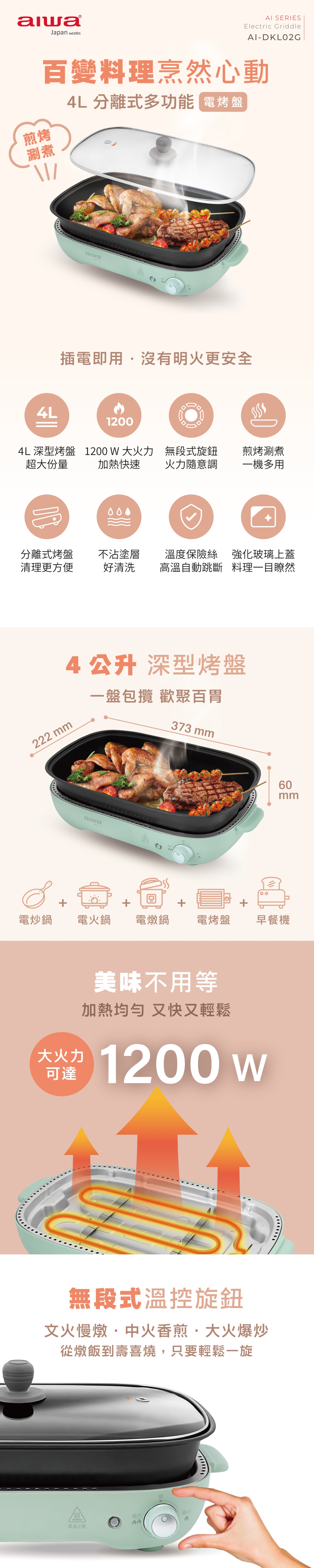 AIWA愛華 AI-DKL02G - 詳情3