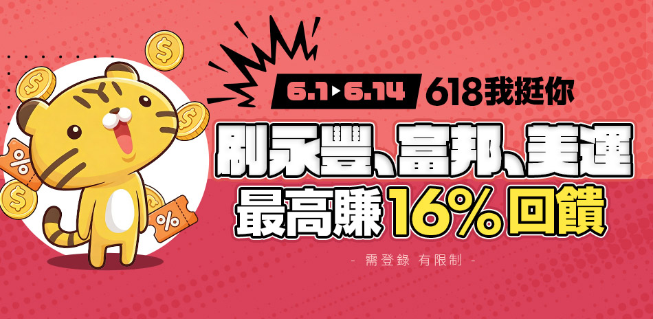 6/9-14 618年中相挺 滿額86折