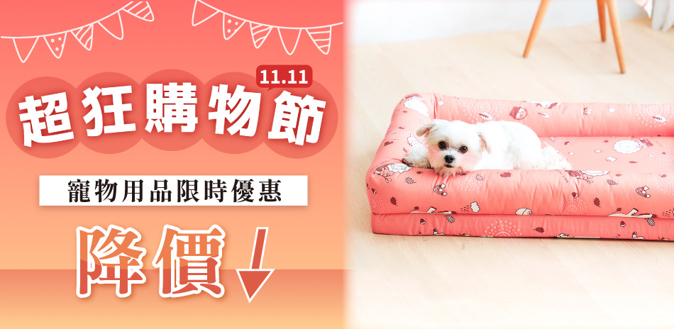 雙11超狂購物節！必購寵物用品特賣