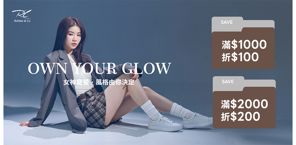 Robinlo女神寵愛 · 滿額最高折200