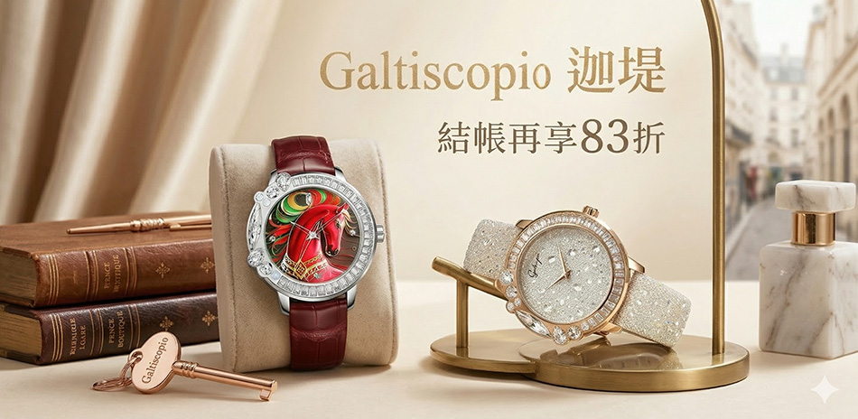Galtiscopio 迦堤錶結帳83折