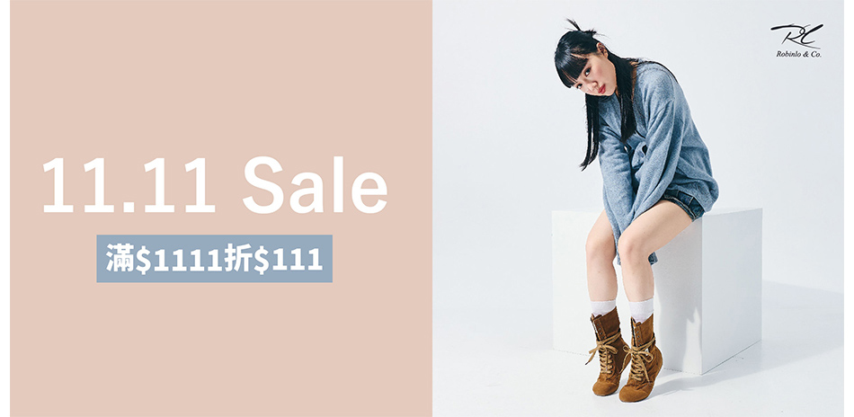 Robinlo 限時滿$1111再折111