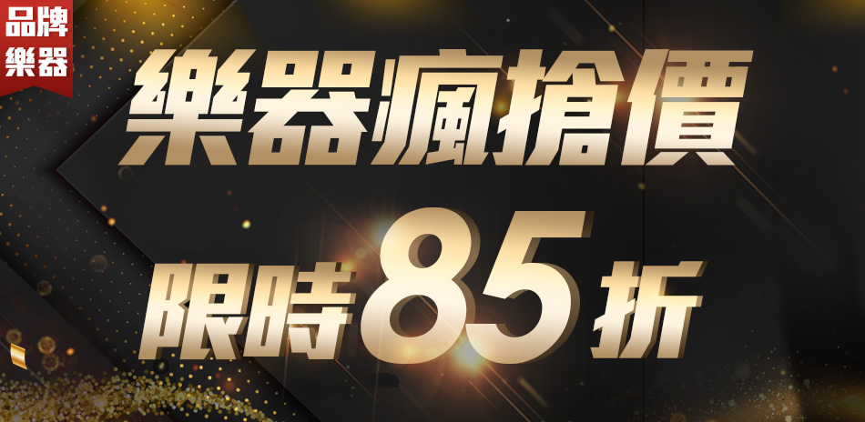 樂器瘋搶價限時85折