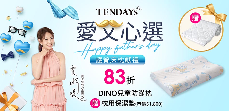 TENDAYS愛父心選|特定系列贈枕用保潔墊
