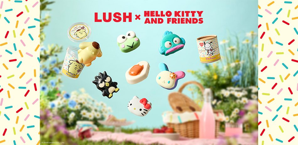 LUSH x Sanrio 聯名新品上市!