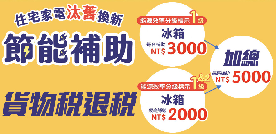 白色家電品牌慶 快閃95折