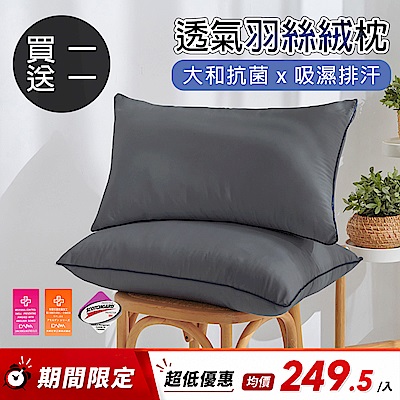 【DB夢寢】買一送一★舒眠石墨稀能量棉枕頭