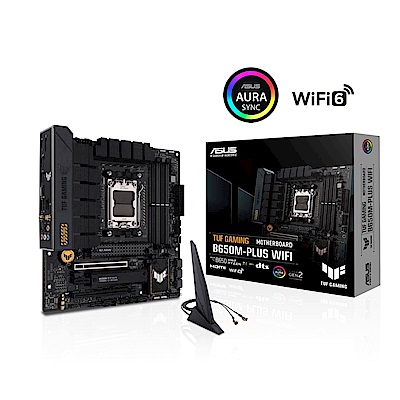 超殺組合]AMD 9800X3D CPU＋ASUS華碩B650M-PLUS 主機板| Ryzen 7