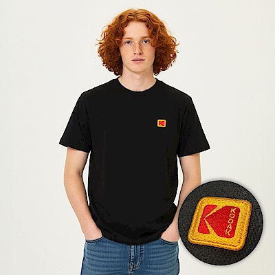 KODAK柯達 經典刺繡小LOGO短袖T恤 2件組