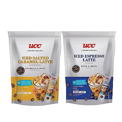 UCC 冷泡義式香濃拿鐵 /冷泡鹽味焦糖拿鐵 任選9包超值組