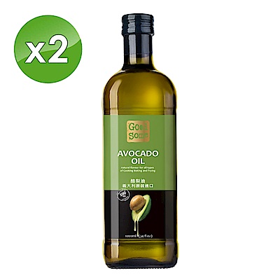 GoodSome 義大利原裝進口頂級酪梨油(1000ml*2入)