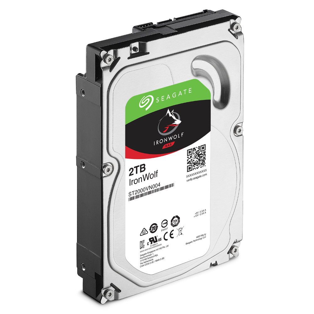 SEAGATE Iron Wolf 2TB (ST2000VN004) 2台 中古】Seagate ST2000VN004 IronWolf 2TB/5900rpm/64MB/6Gbps