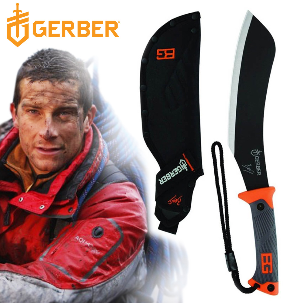 Gerber 貝爾求生系列橡膠柄砍刀 | 瑞士刀/折疊刀 | Yahoo購物中心