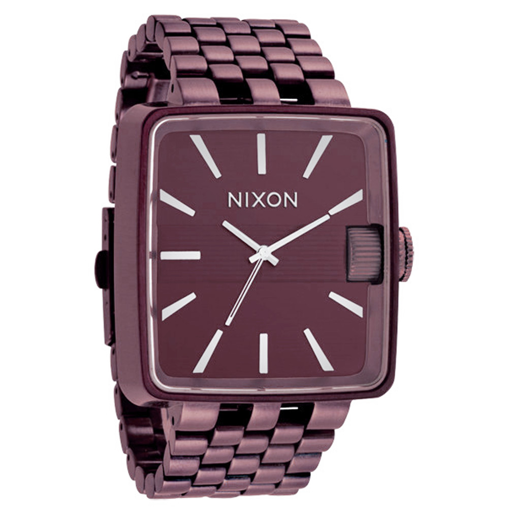 NIXON THE SULTAN 簡約方款時尚腕錶-咖啡/42mm | 專櫃品牌錶| Yahoo