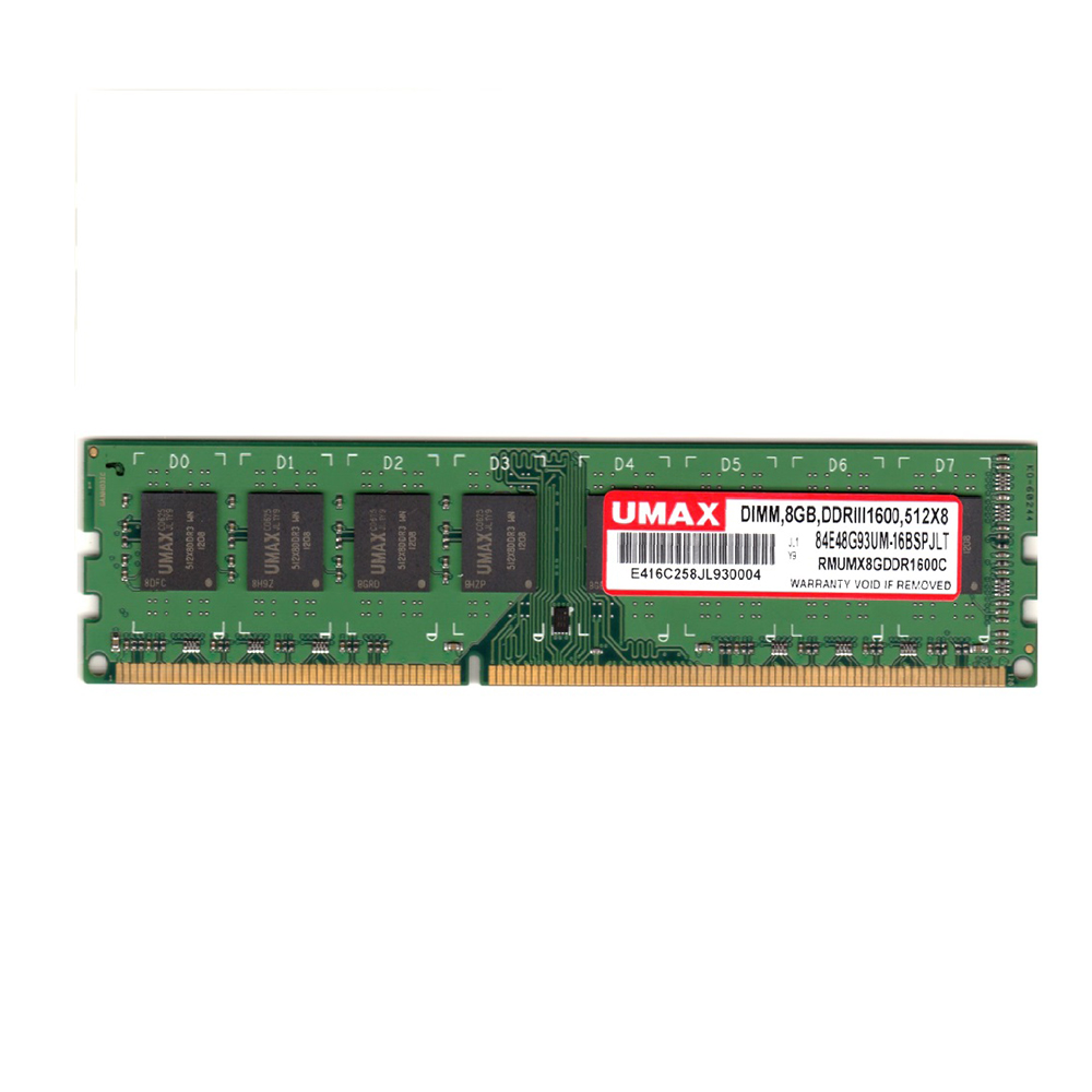 UMAX DDR3-1600 8GB メモリー UM-DDR3-1600シリーズ｜UMAX｜株式会社アユート PCパーツ・VR
