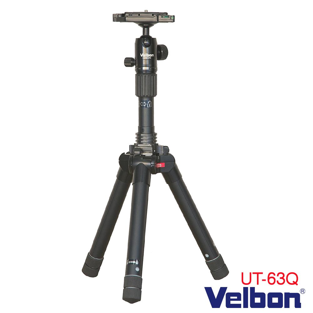Velbon 三脚 UT-53Q　雲台QHDU5D Velbon UT-63Q 偏心管反折腳架組(含雲台) | 中型腳架50-130cm | Yahoo