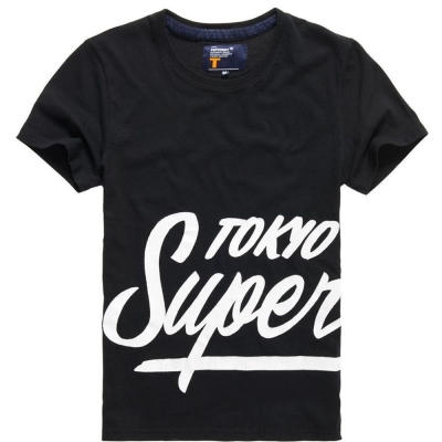 SUPERDRY 極度乾燥 短袖 文字T恤 深藍色 0015