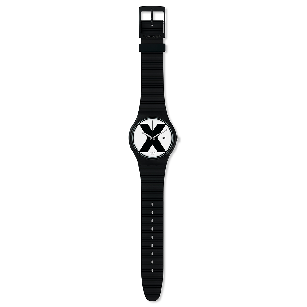 S*o様 Swatch THE X-VIBE XX-RATED BLACK Swatch Unisex Quartz Watch - The X-Vibe XX-Rated Black