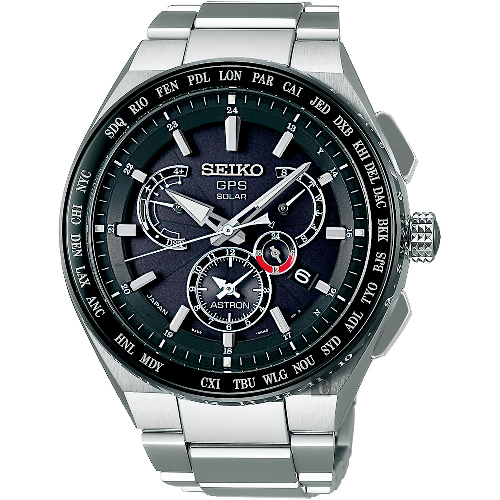 SEIKO精工ASTRON 8X53 雙時區鈦GPS衛星定位手錶(SBXB123J) | Astron