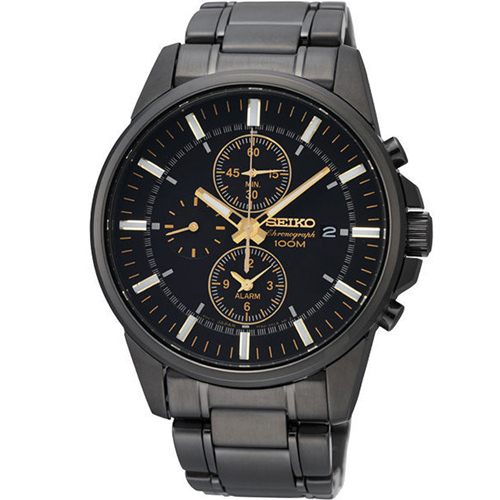 SEIKO 鬧鈴多功能腕錶(7T62-0LD0SD)黑/42mm | 其他男錶| Yahoo購物中心