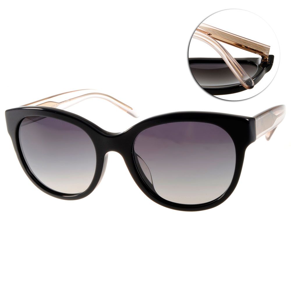 BURBERRY太陽眼鏡 歐美貓眼款/黑#BU4187F 35078G