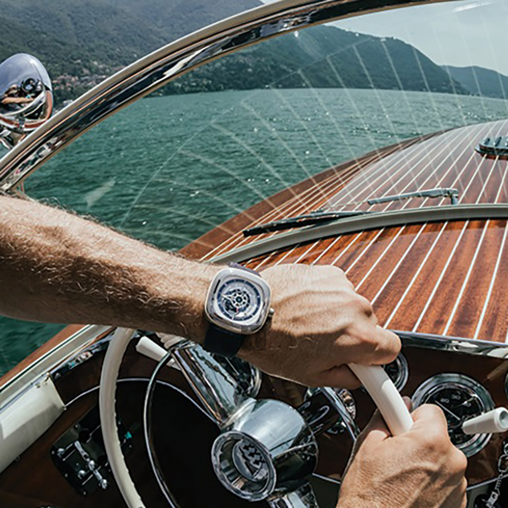 SEVENFRIDAY P3-06 帆船俱樂部Yacht Club 限量錶-銀x藍| SEVENFRIDAY