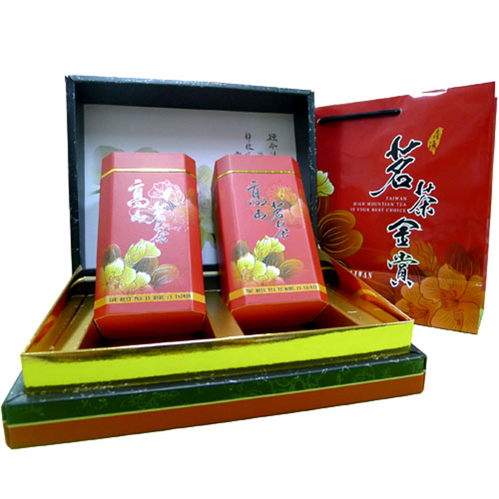 新造茗茶】阿里山精選極品高山茶金賞禮盒(300g*2罐) | Yahoo購物中心
