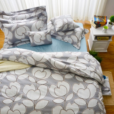 Cozy inn 花趣 雙人四件組 200織精梳棉薄被套床包組